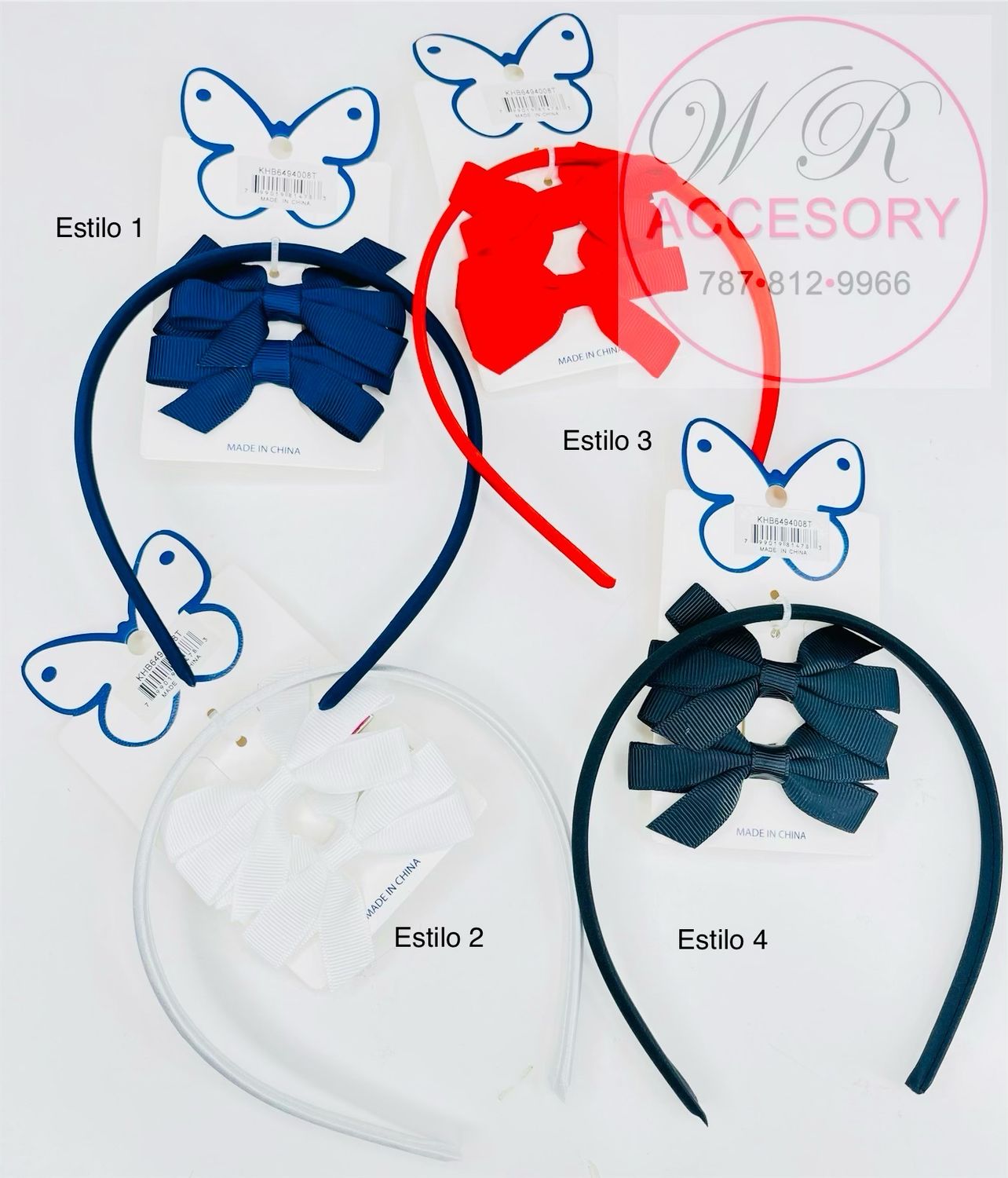 KHB649008BT DIADEMAS + LAZOS