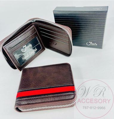 W-102 brown Wallet de caballero