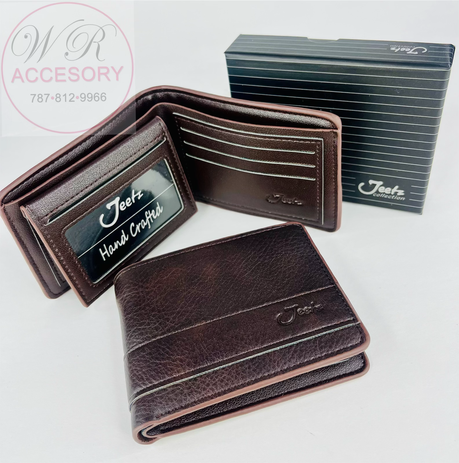 W-11 brown Wallet de caballero