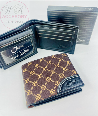 W-138 Brown Wallet de caballero