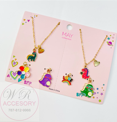 Best Friend Dino Necklace