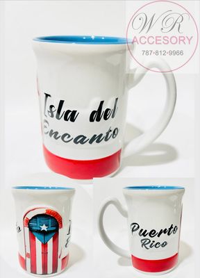 23818-4 taza Relieve blanco