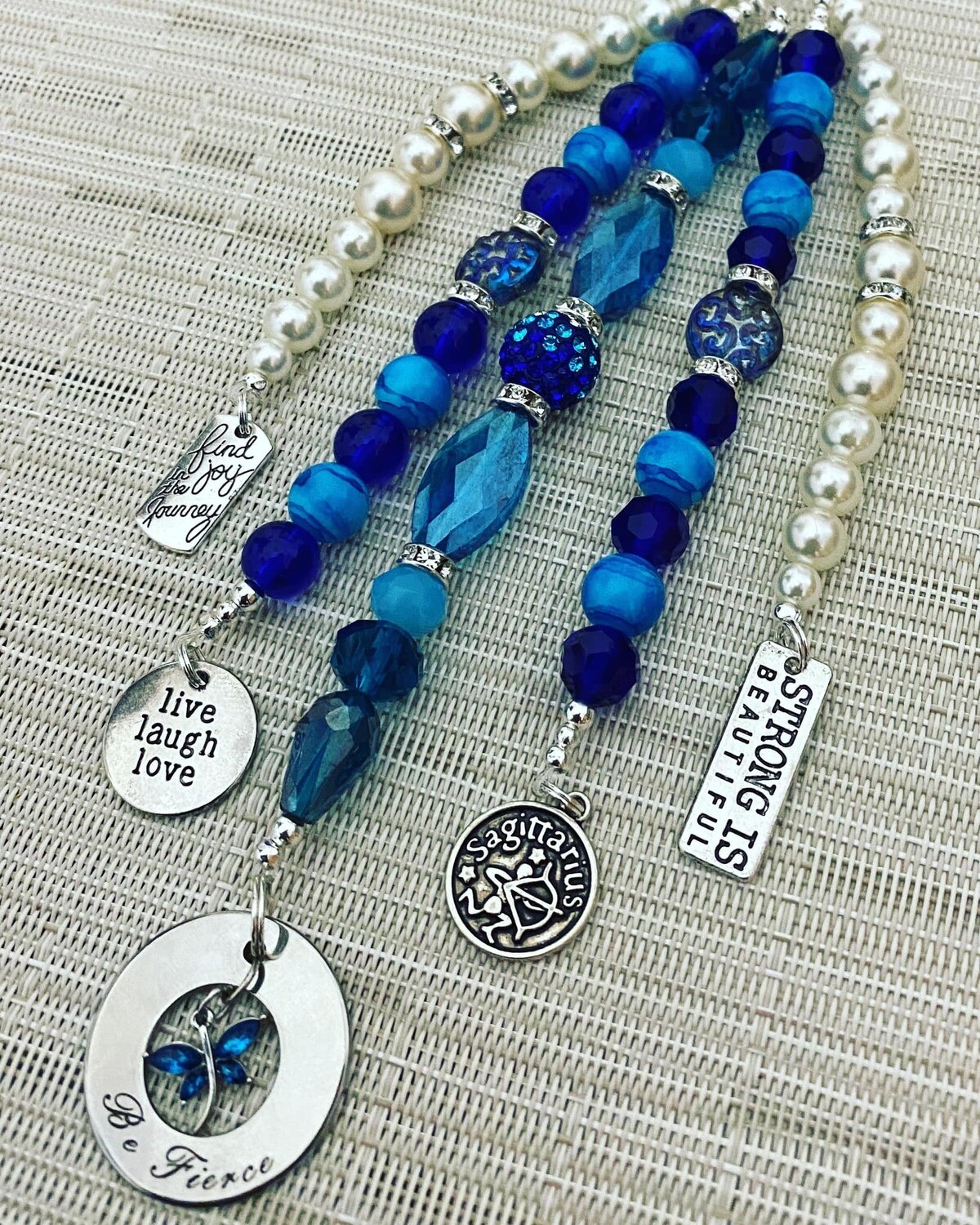 Pens and Car Mirror Charms