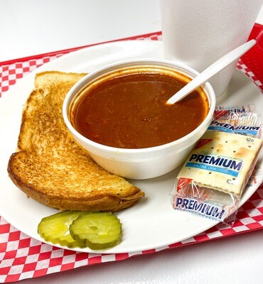 Grilled Cheese, Cup Soup &amp; Drink