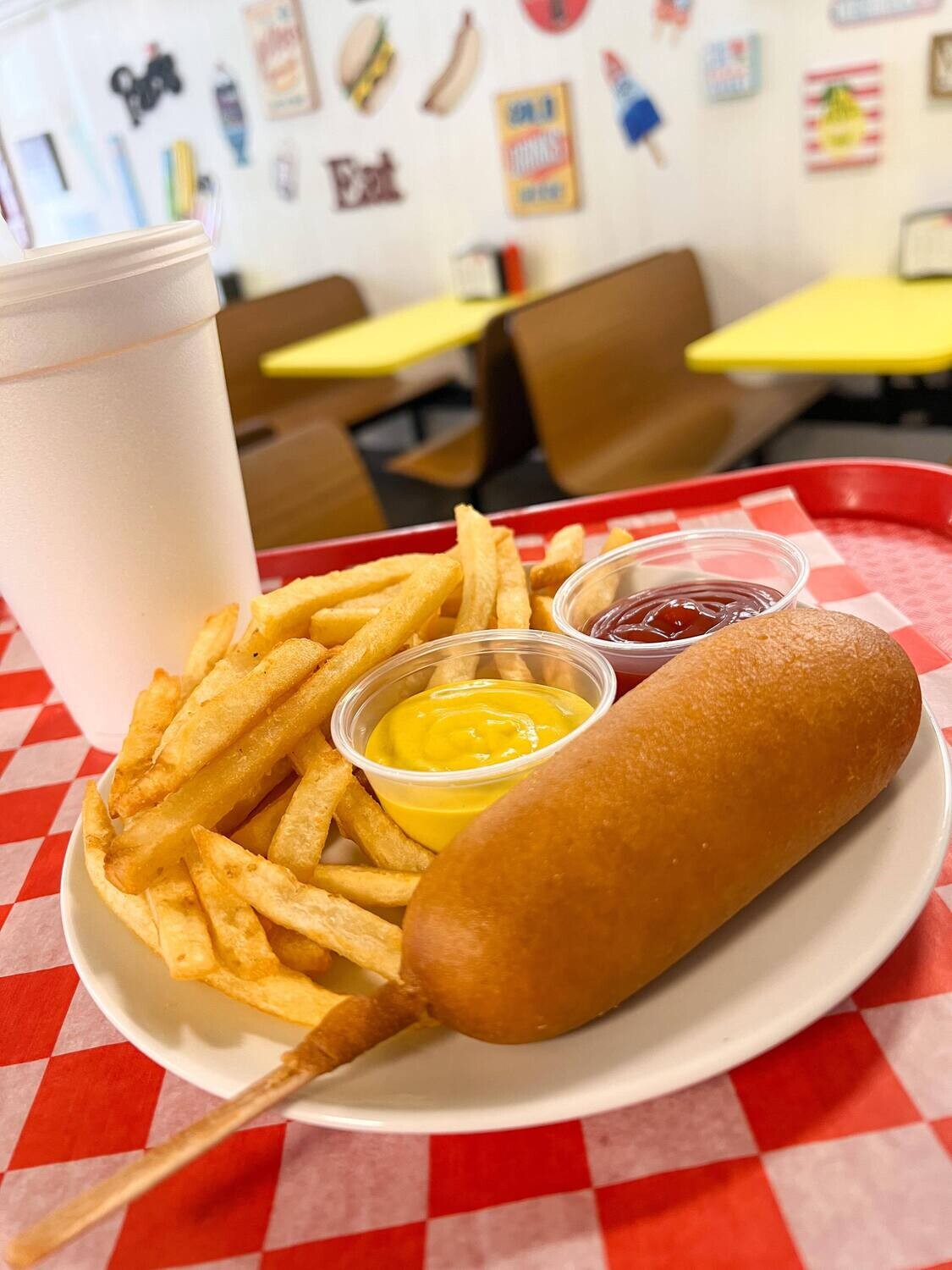 Corn Dog, Small Fry &amp; Drink