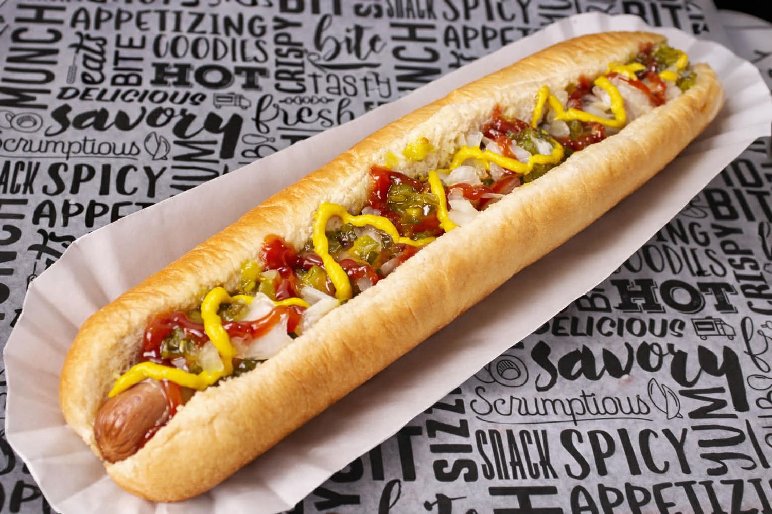 Foot Long Hot Dog