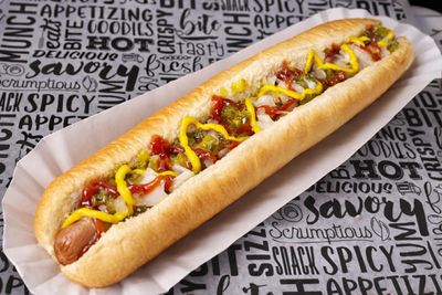 Foot Long Hot Dog