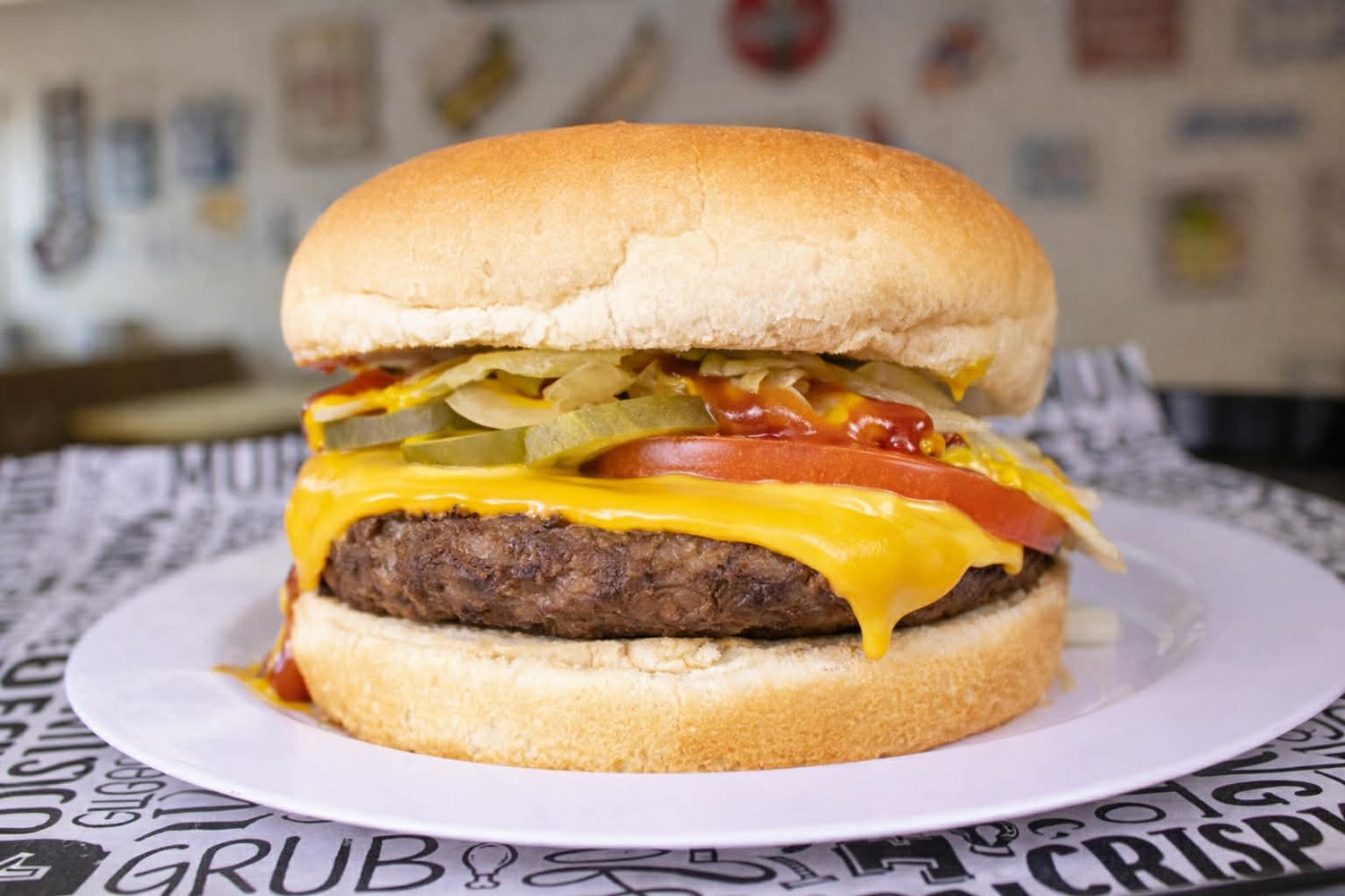 Steak Burger w/Cheese