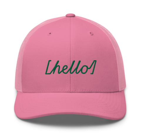 Gorra trucker retro hello