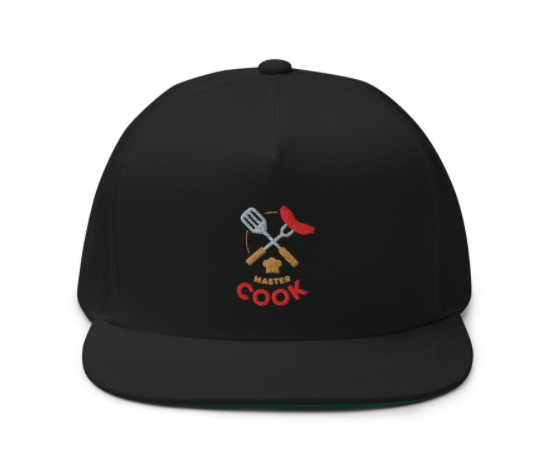 Gorra visera plana | Yupoong 6007 (Black) MASTER COOK