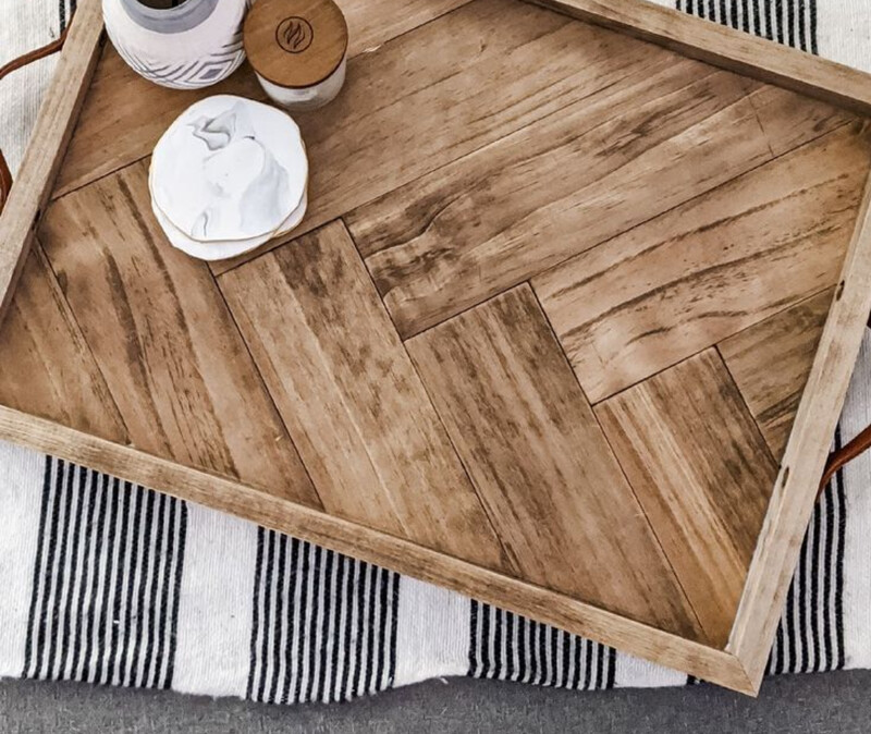Herringbone Serving Tray