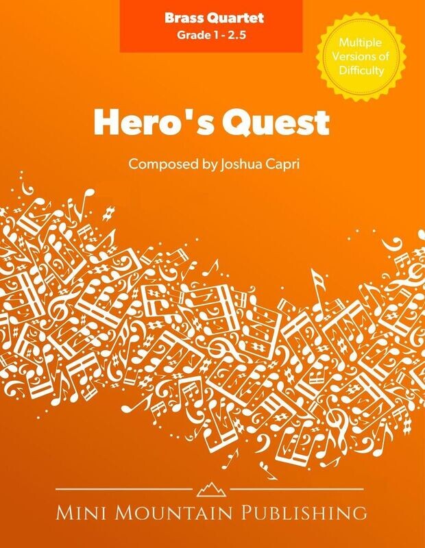 Hero&#39;s Quest for Brass Quartet - Digital Download