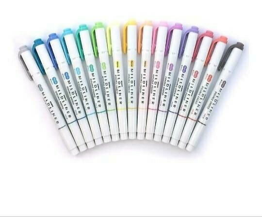 Mildliner Highlighter Pink and yellow