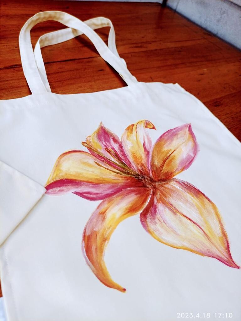 Hand Painted Tote Bag