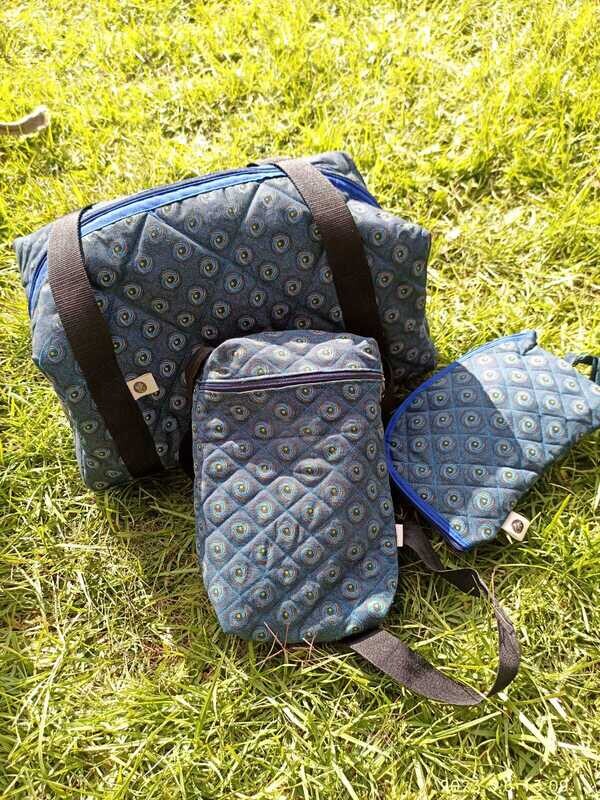 Travel Bag Set (Blue)