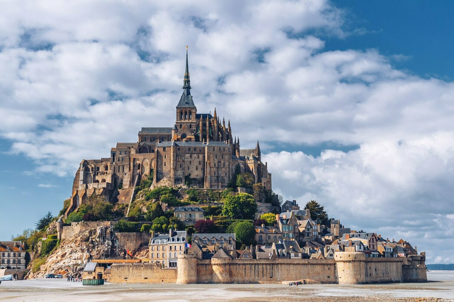 Kit Peinture Diamant 5D DIY Complet – Mont Saint Michel, Toile 40×50 Cm, Diamants Brillants, Cadeau Anniversaire & Déco Maison
