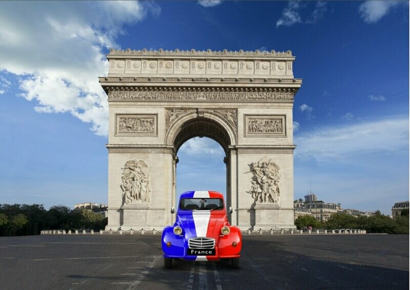 Broderie Diamant - Arc de triomphe - H003