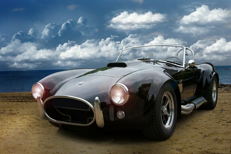 Kit Broderie Diamant, Diamond Painting LUMINLIFE - Car cobra - W031
