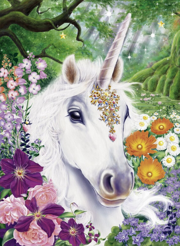 Kit Broderie Diamant, Diamond Painting LUMINLIFE - Licorne 5D  - W036