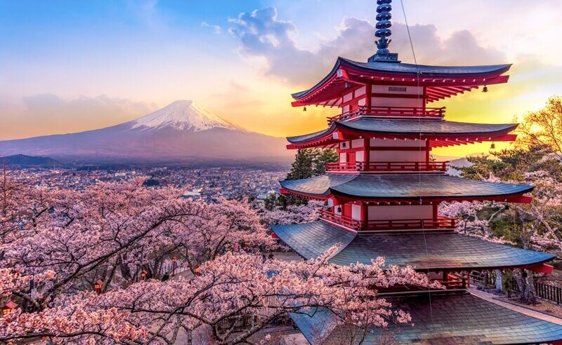 Broderie Diamant, Diamond Painting - Big Mount Fuji  - W041