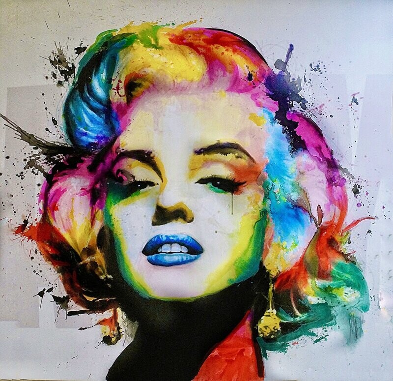 Broderie Diamant, Diamond Painting - Big Marilyn Monroe - W045