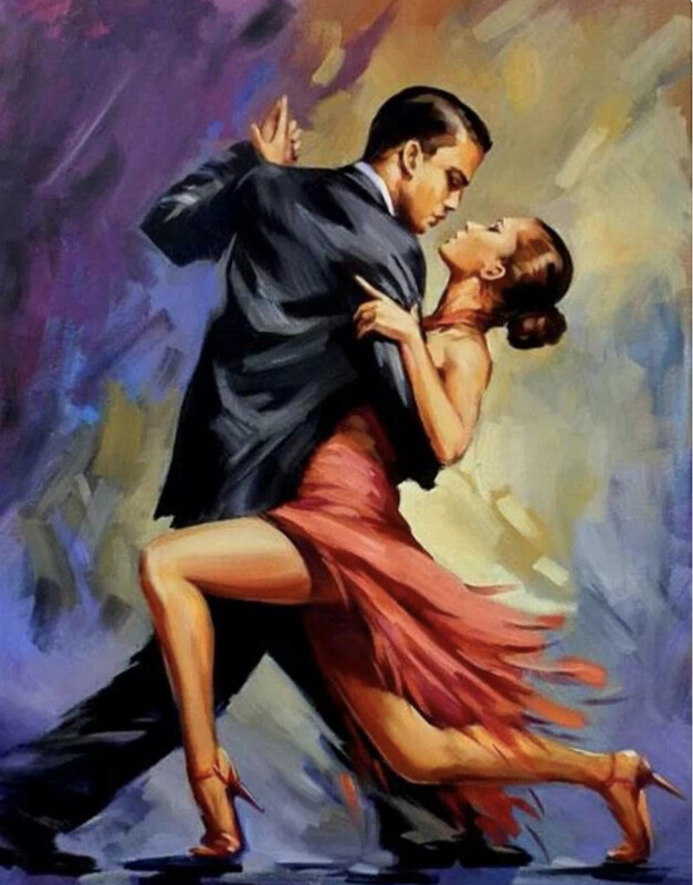 Broderie Diamant, Diamond Painting - Danse et passion - RSB8172