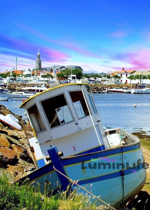 Kit Broderie Diamant - Port de St Gilles Croix de Vie - W073