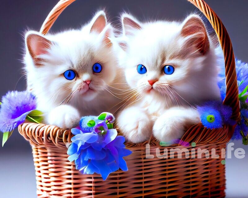 Broderie Diamant, Diamond Painting - Chatons mimi - DS01