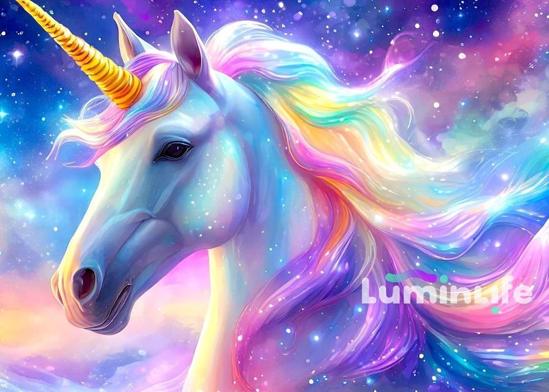 Kit Broderie Diamant - Licorne magique - WN02