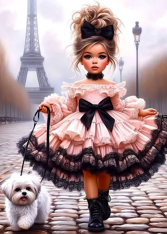 Kit Broderie Diamant - Petite Parisienne - WN10