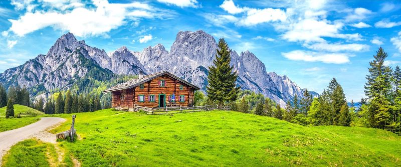 Kit Broderie Diamant - Chalet dans les Alpes - WN20