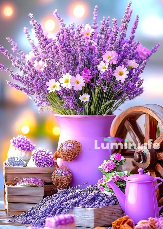 Kit Broderie Diamant - Bouquet de lavande - WN15
