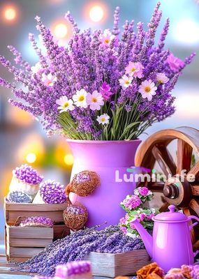 Kit Broderie Diamant - Bouquet de lavande - WN15