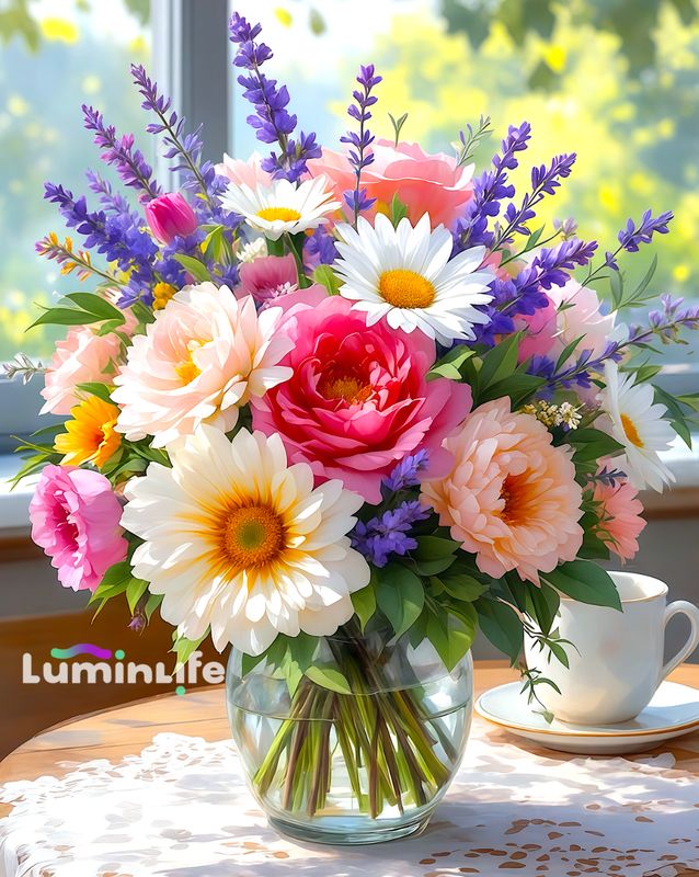 Kit Broderie Diamant - Joli bouquet - DF26
