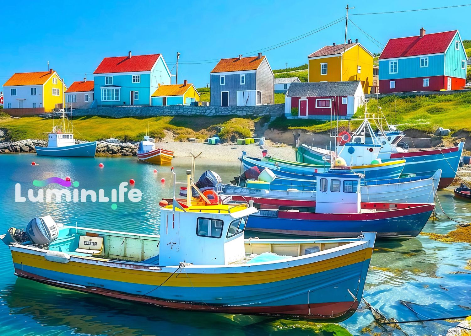 Kit Broderie Diamant - Pornic en couleurs - SN04 (GRAND)