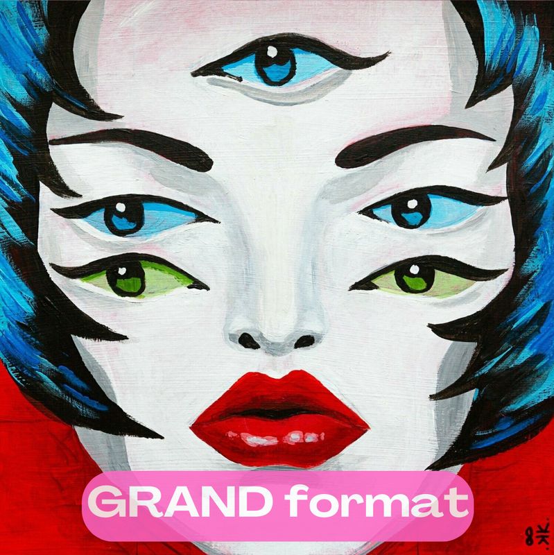 Broderie Diamant, Diamond Painting - Art moderne 2 - W013