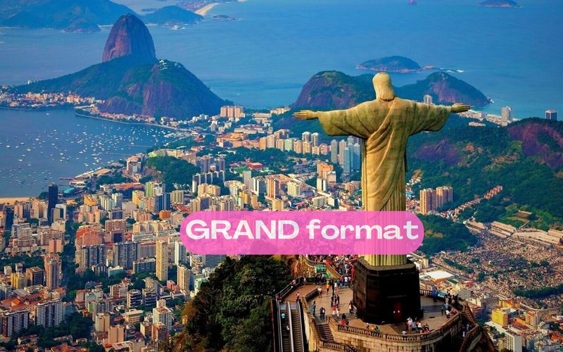 Kit Broderie Diamant, Diamond Painting LUMINLIFE - Corcovado - W043