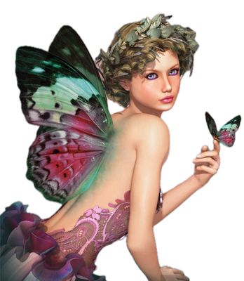 Kit Broderie Diamant, Diamond Painting LUMINLIFE - Fée papillon - E210