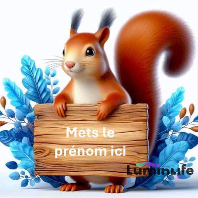 Kit Broderie Diamant - Porte-Affiche écureuil - P004