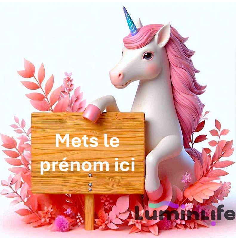 Kit Broderie Diamant - Porte-Affiche licorne - P002
