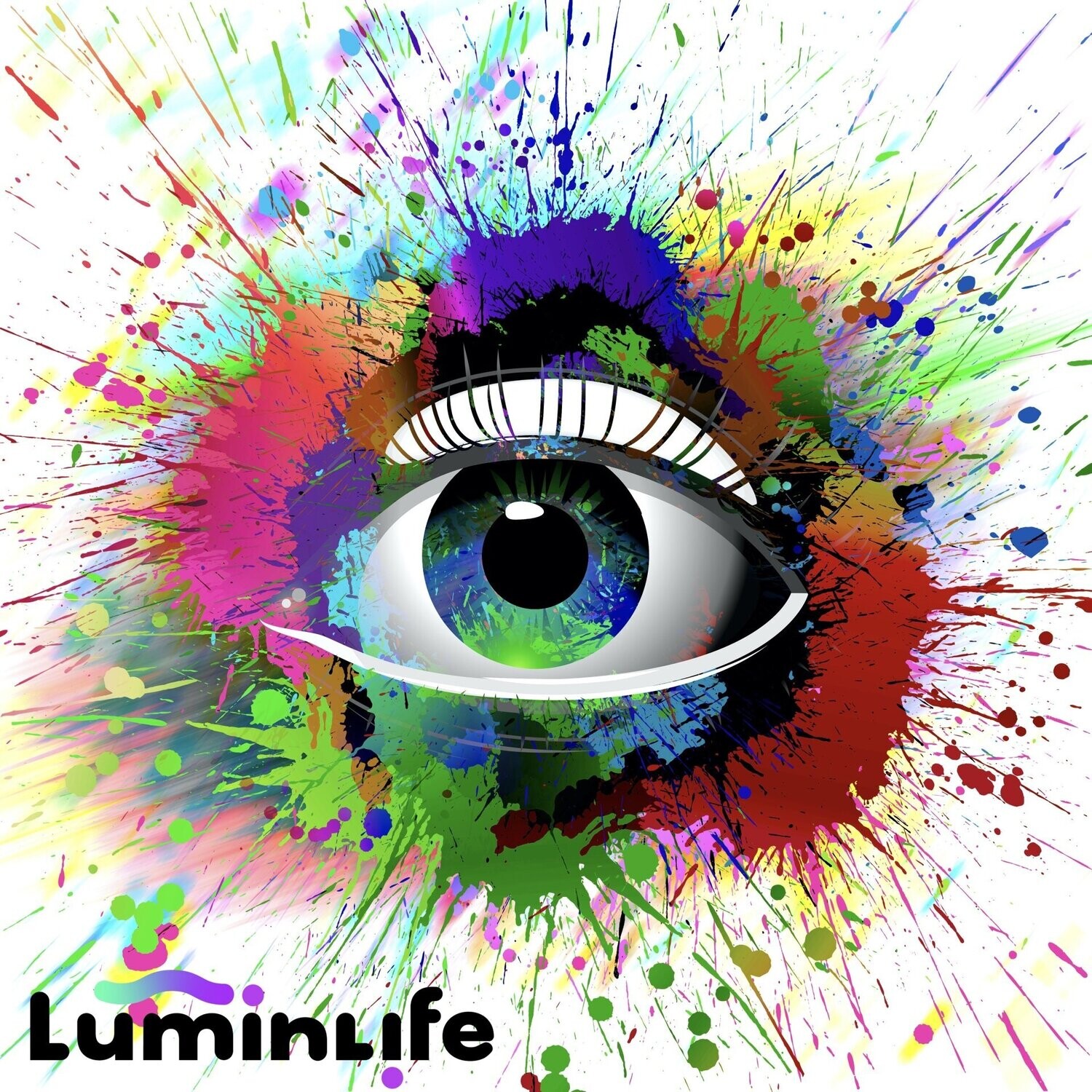 Kit Broderie Diamant, Diamond Painting LUMINLIFE - Oeil créatif - E098