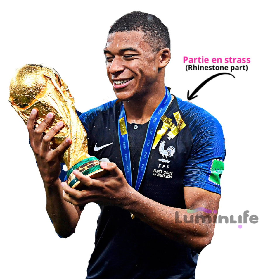 Broderie Diamant 5D - Mbappé