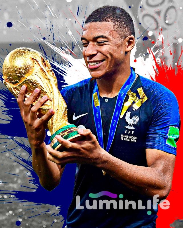 Broderie Diamant 5D - Mbappé - LIVRAISON entre 20-25 AOÛT