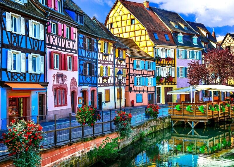 Kit Broderie Diamant, Diamond Painting - Ville de Colmar - W055