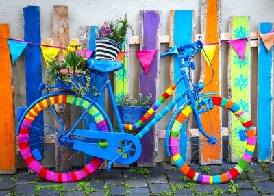 Kit Broderie Diamant - Vélo coloré - B001 (GRAND) Kit Broderie Diamant - Vélo coloré - B001 (GRAND)