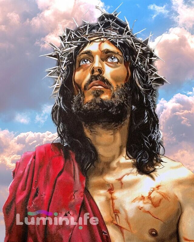 Broderie Diamant 100% -Jésus-Christ