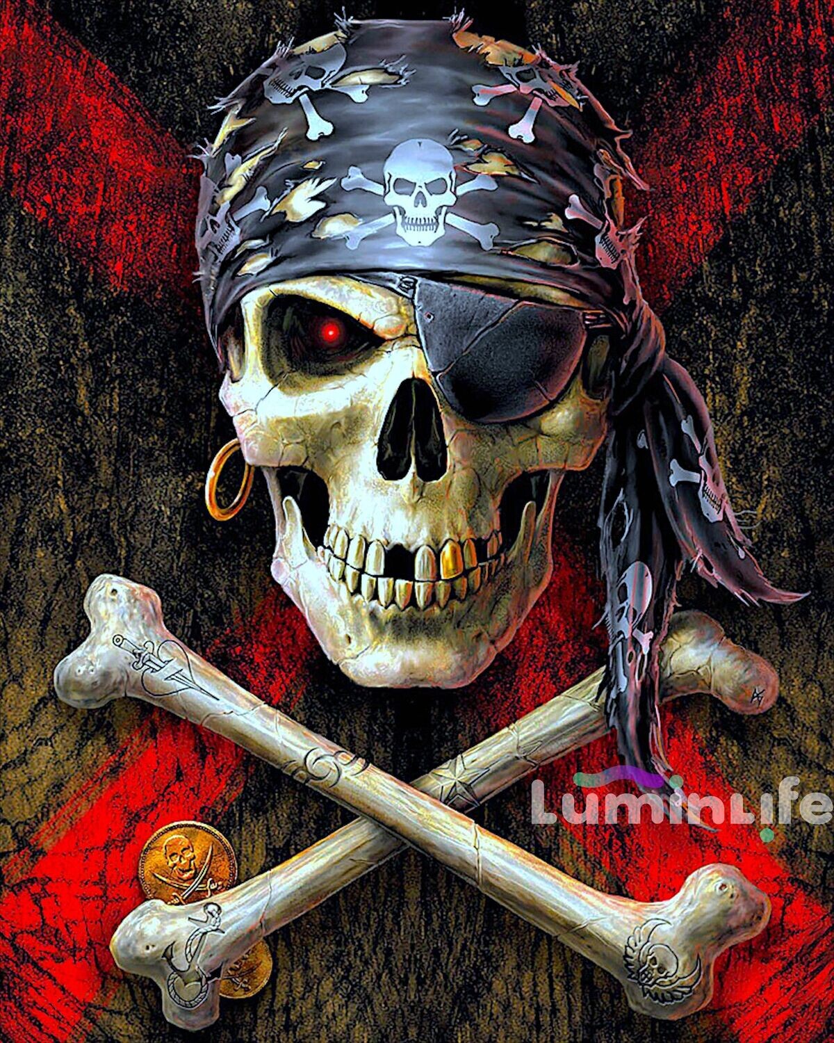 Broderie Diamant 100% - Top Pirate Broderie Diamant 100% - Top Pirate