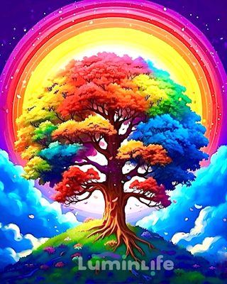 Broderie Diamant - Arbre de Vie - DF09