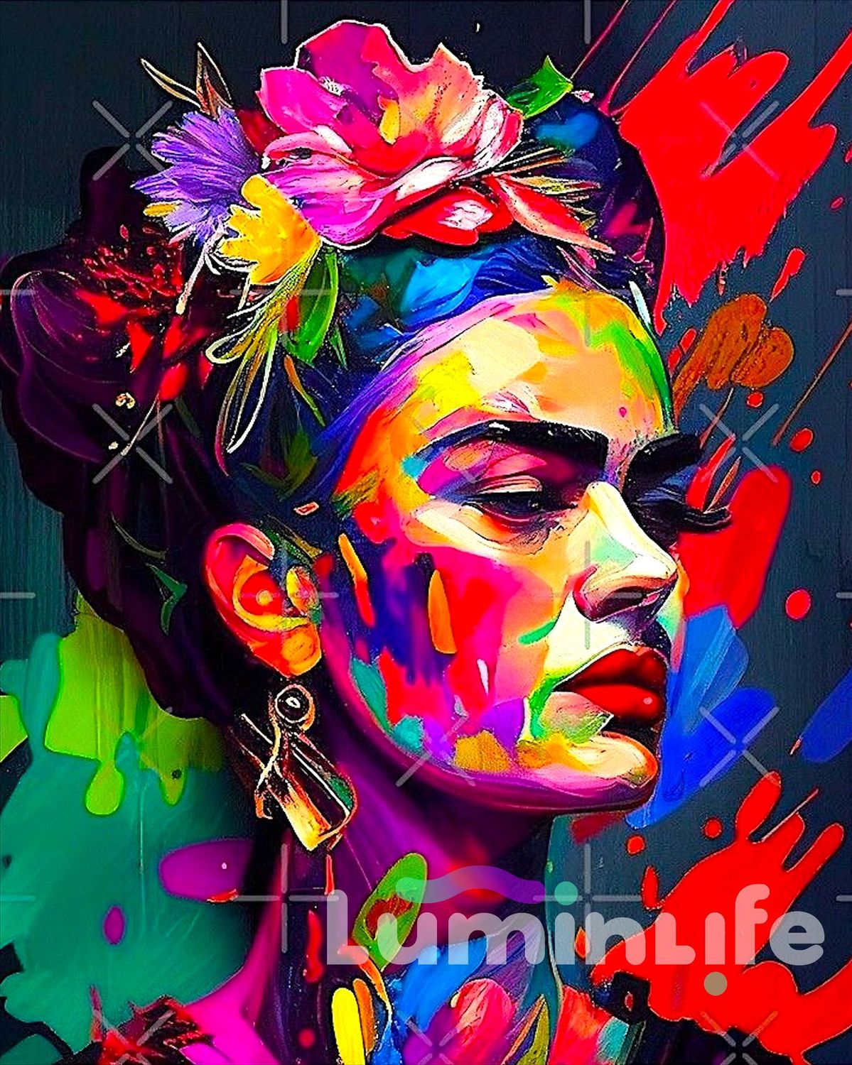 Broderie Diamant 100% - Frida Kahlo Broderie Diamant 100% - Frida Kahlo