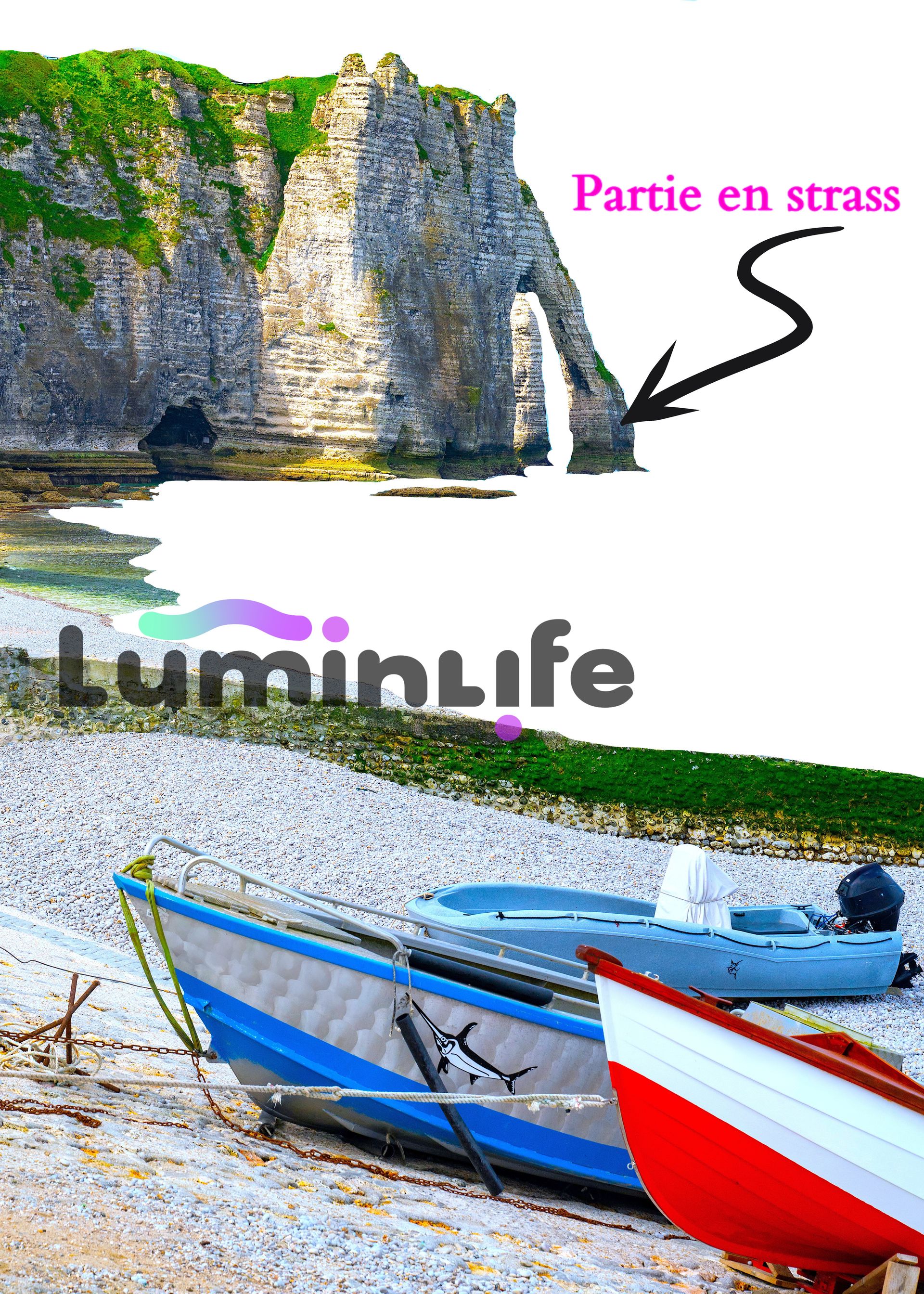 Broderie Diamant 5D -Étretat 2